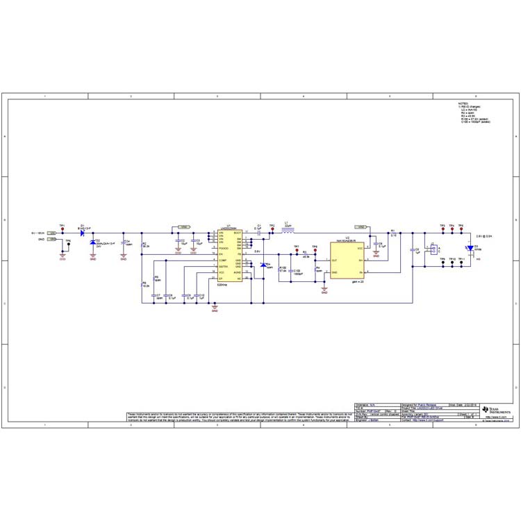 Pmp V Input Synchronous Buck To V At A Converter Reference