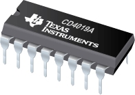 Datasheet Texas Instruments CD4019AFB