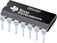 Datasheet Texas Instruments SNJ54393W