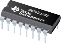 Datasheet Texas Instruments SN54ALS193J