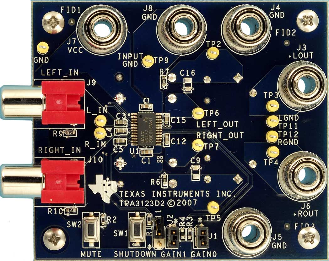 TPA3123D2EVM TPA3123D2 Evaluation Module EVM TI