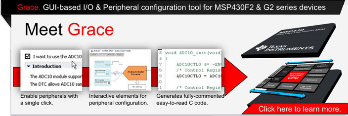 Grace for MSP430