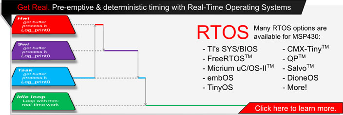 Real Time Operating System (RTOS) for MSP430