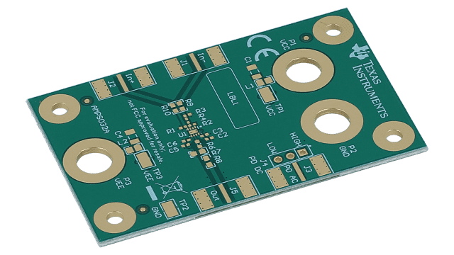 DEM-OPA-WSON8-EVM Unpopulated evaluation module for single channel op-amps in the  DSG (8-pin WSON) package angled board image
