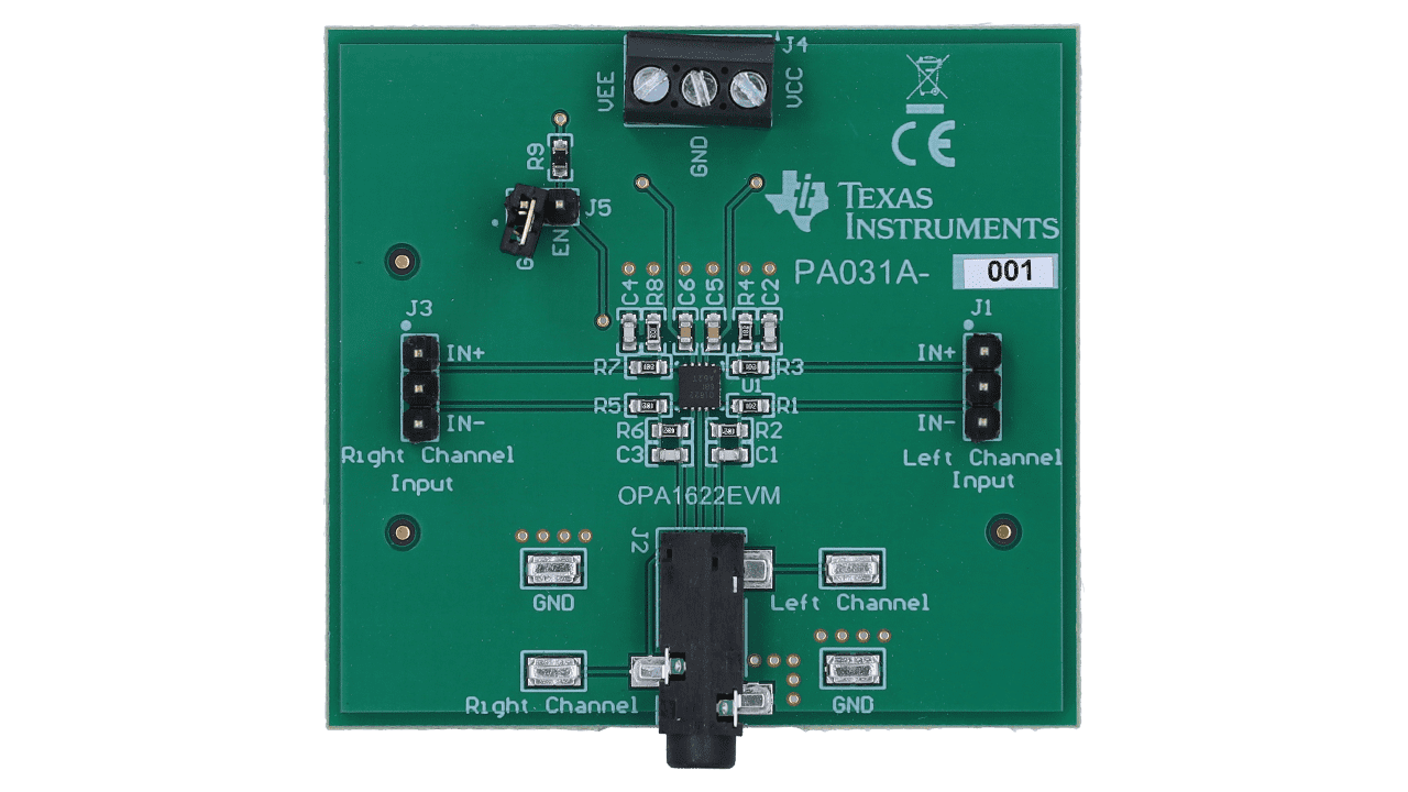 OPA1622EVM Evaluation board | TI.com