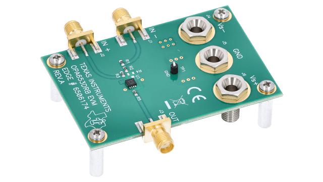 OPA653EVM OPA653EVM Evaluation Module angled board image