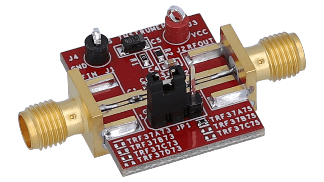 TRF37A75EVM TRF37A75 Evaluation Module angled board image