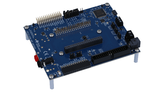 PPC3-EVM-MB <p>PPC3-EVM-MB Motherboard for smart amp daughter card evaluation modules</p> angled board image