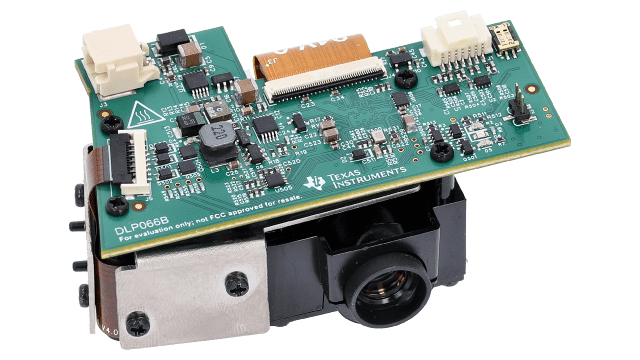 DLP2021LEQ1EVM DLP2021-Q1 evaluation module for dynamic ground projector angled board image