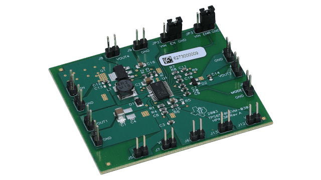 TPS65100EVM-030 TPS65100 evaluation module angled board image