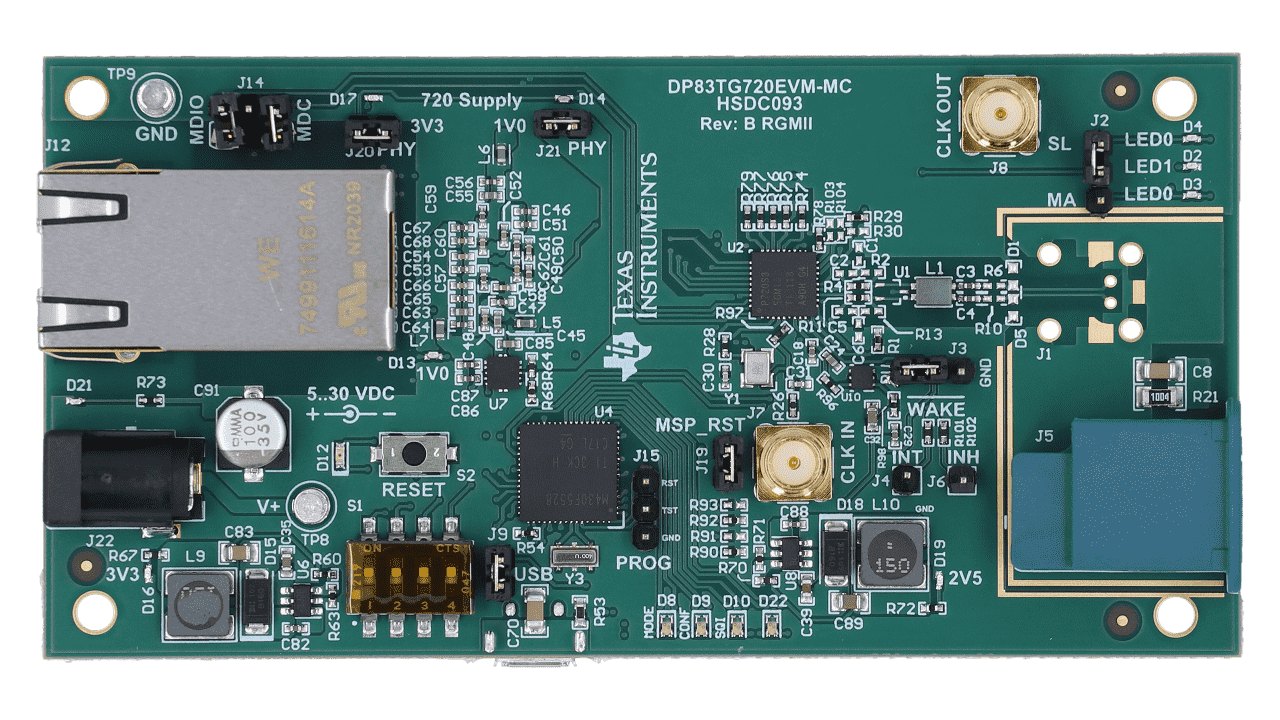 DP83TG720EVM-MC Evaluation board | TI.com