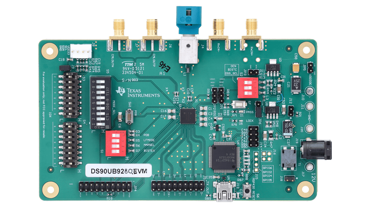 DS90UB928QEVM Evaluation board