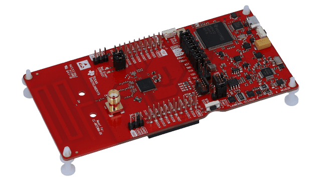 LAUNCHXL-CC1352P-4 CC1352P LaunchPad™ development kit for SimpleLink™ multi-band wireless MCU angled board image