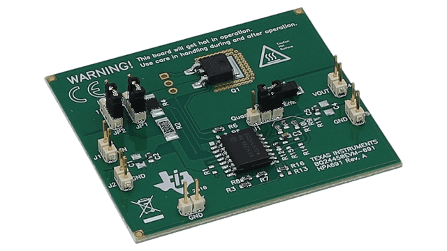 BQ24450EVM-691 評価モジュール、BQ24450 用、統合チャージャ・コントローラ、鉛バッテリー用 angled board image