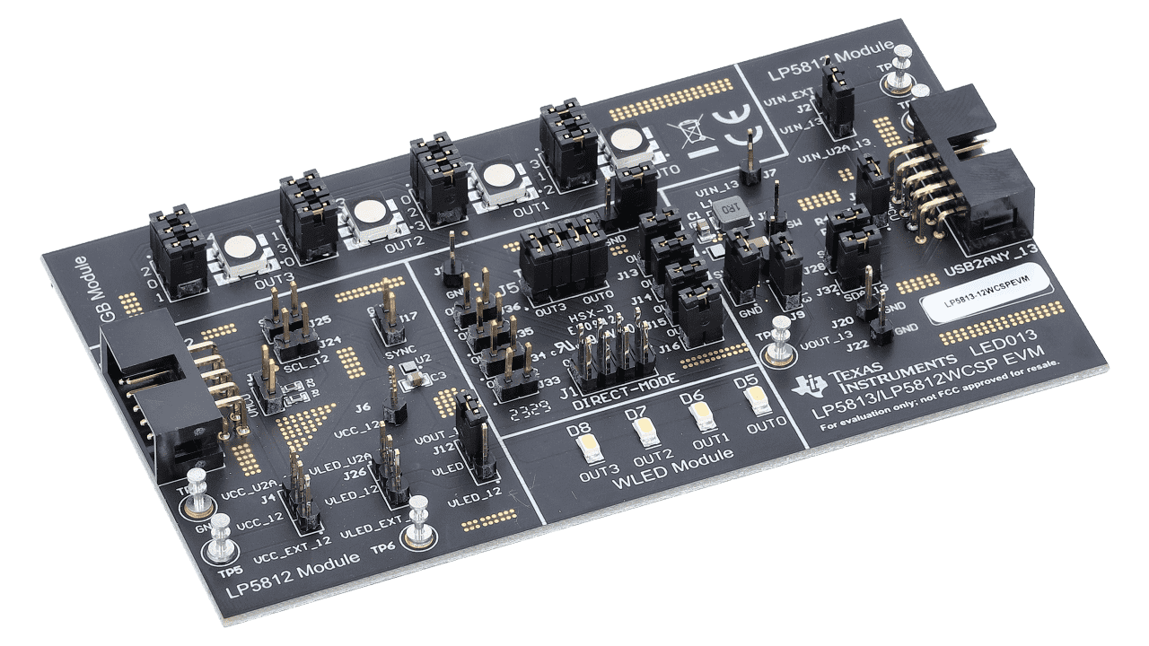 LP5813-12WCSPEVM Evaluation board