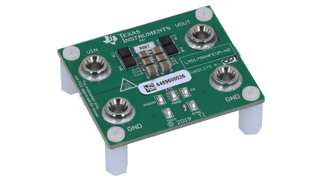 LM5175RHFEVM-HD LM5175RHF Wide VIN 4-Switch Buck-Boost Controller Evaluation Module angled board image