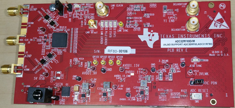 ADC32RF80EVM Evaluation board | TI.com