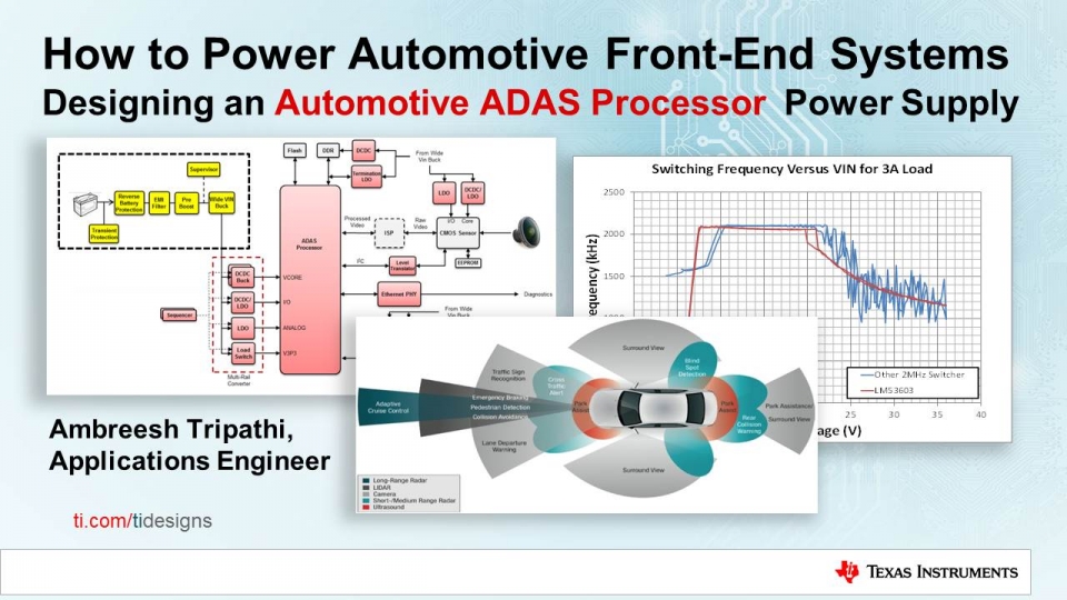 車載フロントエンド システムに電力を供給する方法 | TI.com