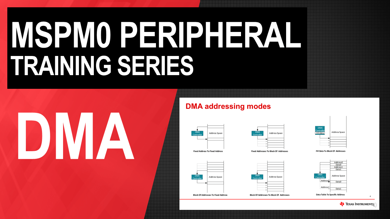 MSPM0 DMA | Video | TI.com