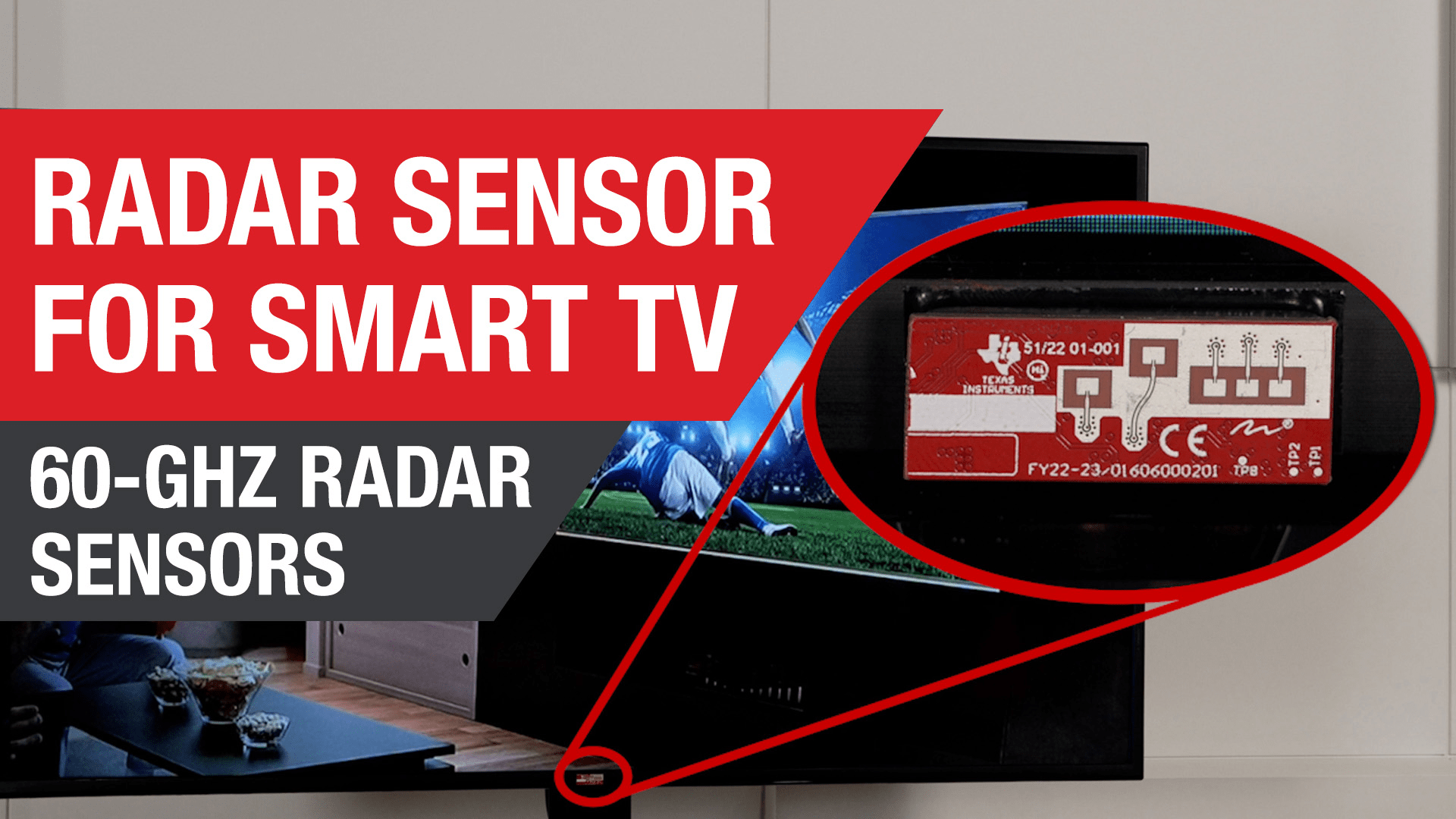 Radar Sensor for Smart TVs