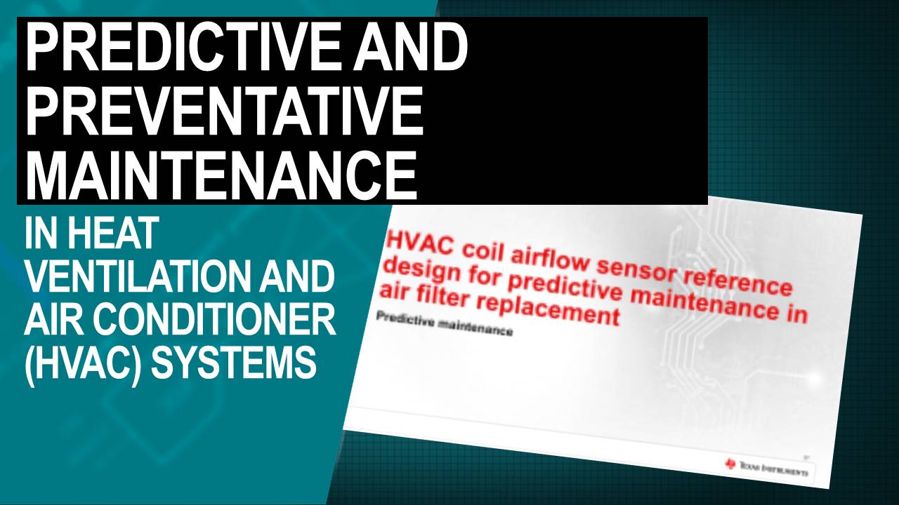 Predictive and preventative maintenance in heat ventilation and air