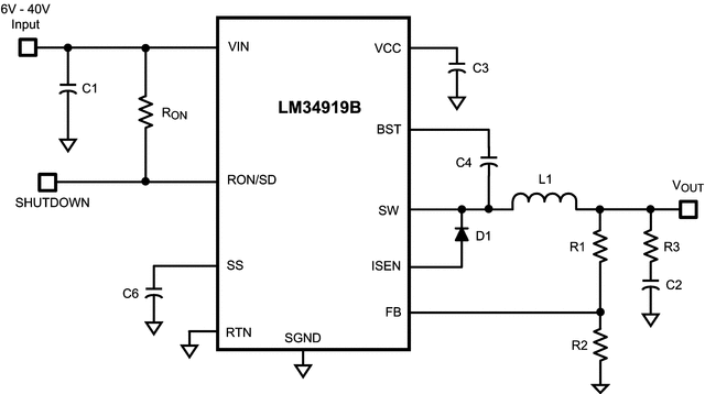 LM34919B-Q1 data sheet, product information and support | TI.com