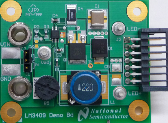 LM3409EVAL LM3409 Demonstration Board | TI.com