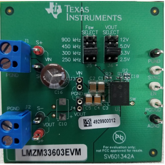 Lmzm33603evm Evaluation Board Ti Com