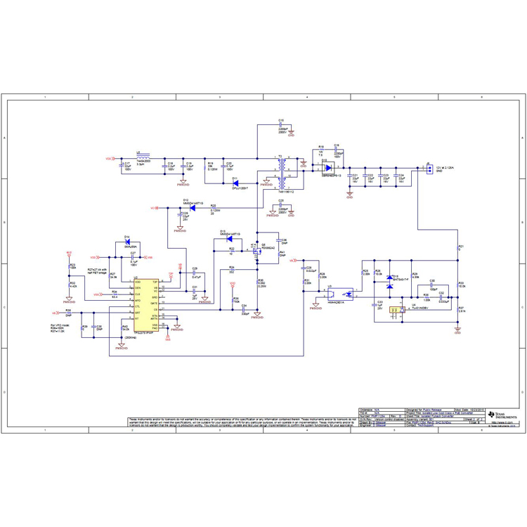 PMP11254 Class 4 PoE Flyback Converter (12V@2.125A) Reference Design ...