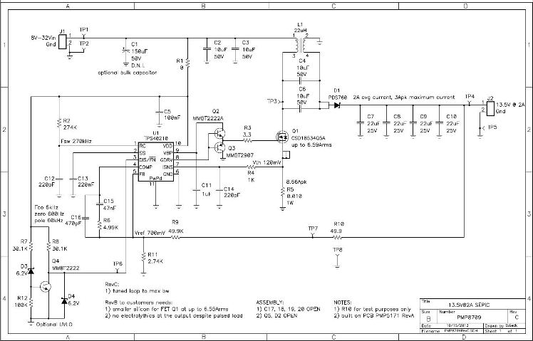 PMP8709 27W Sonar Power Supply Reference Design | TI.com