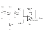 CIRCUIT060003 Temperature sensing with PTC thermistor circuit | TI.com