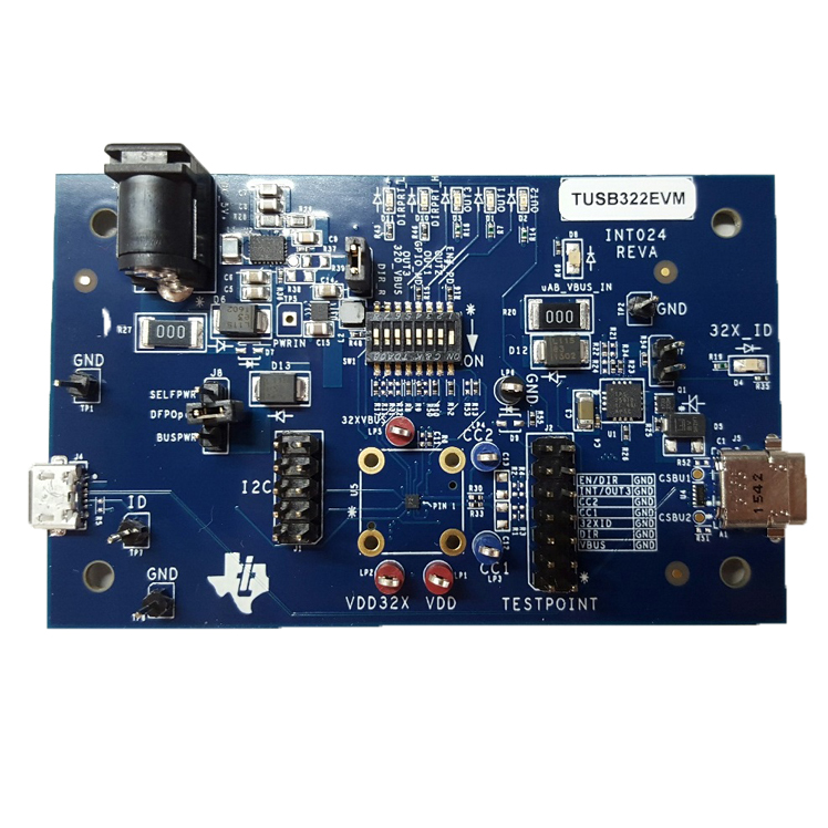 TUSB322EVM TUSB322 USB Type-C Configuration Channel Logic and Port ...