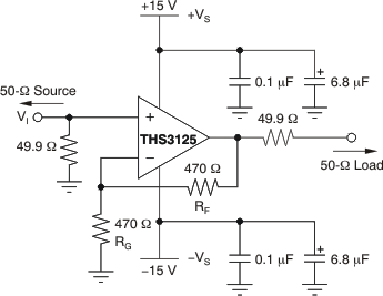 image of 高速运算放大器（GBW≥50 MHz）>THS3125