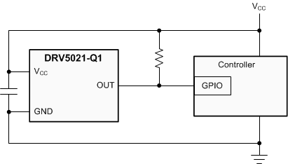 image of 霍尔效应锁存器和开关>DRV5021-Q1 