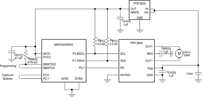 image of 触觉电机驱动器>DRV2604 