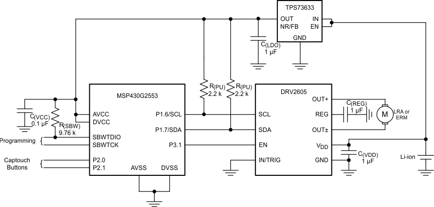 image of 触觉电机驱动器>DRV2605 