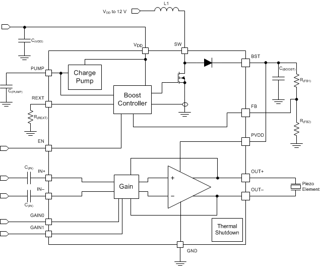 image of 压电式驱动器>DRV2700 