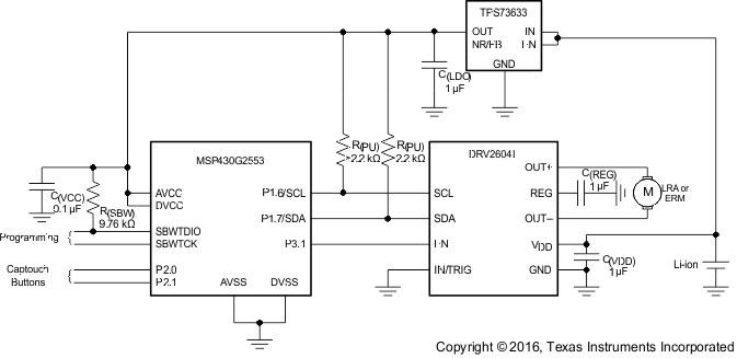 image of 触觉电机驱动器>DRV2604L 