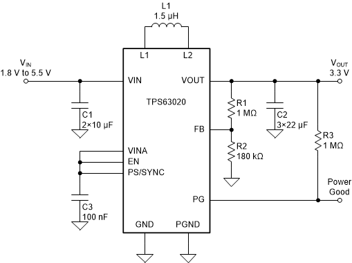 TPS63020 data sheet, product information and support | TI.com