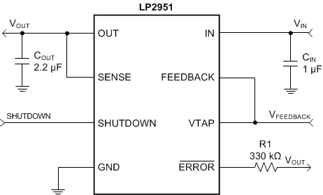 Lp2951 схема включения