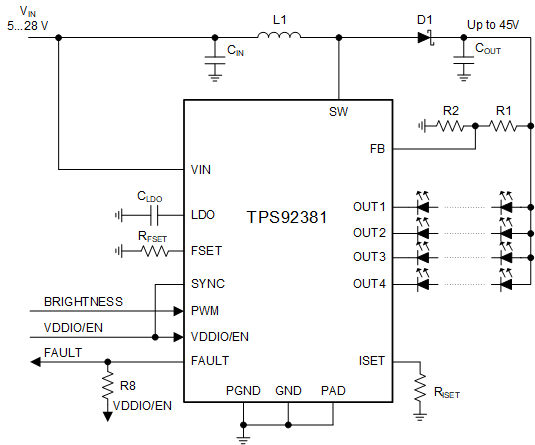 TPS92380 data sheet, product information and support | TI.com