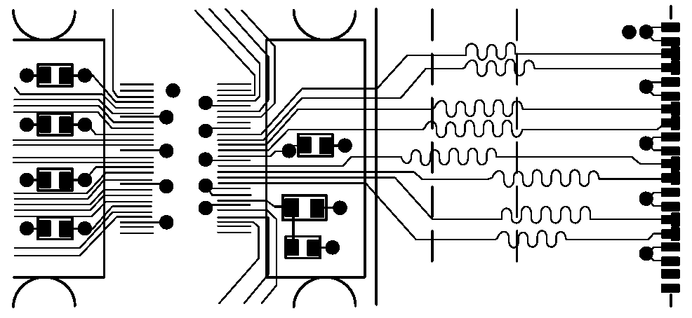 DLP5500 Mitering LVDS Traces to Match Lengths