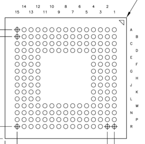 DLPC3421 ZVB Package176-Pin NFBGABottom View