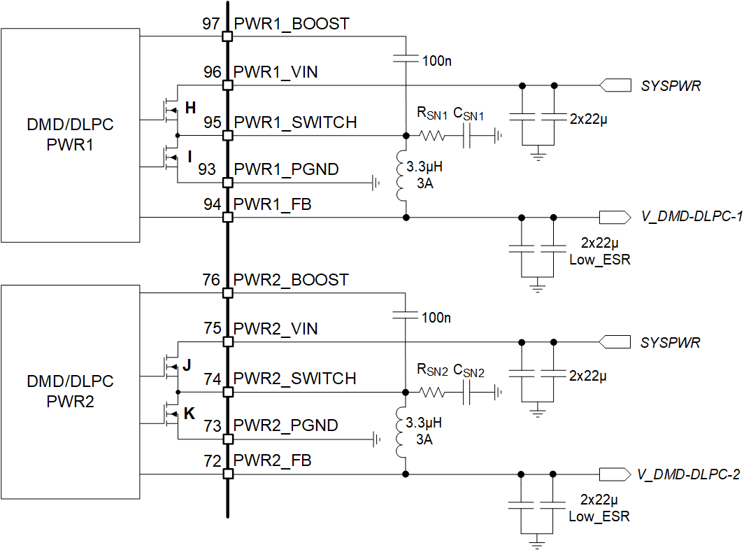 DLPA3082 DMD/DLPC Buck Converters