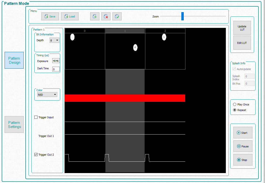 DLPC900 Pattern Sequence