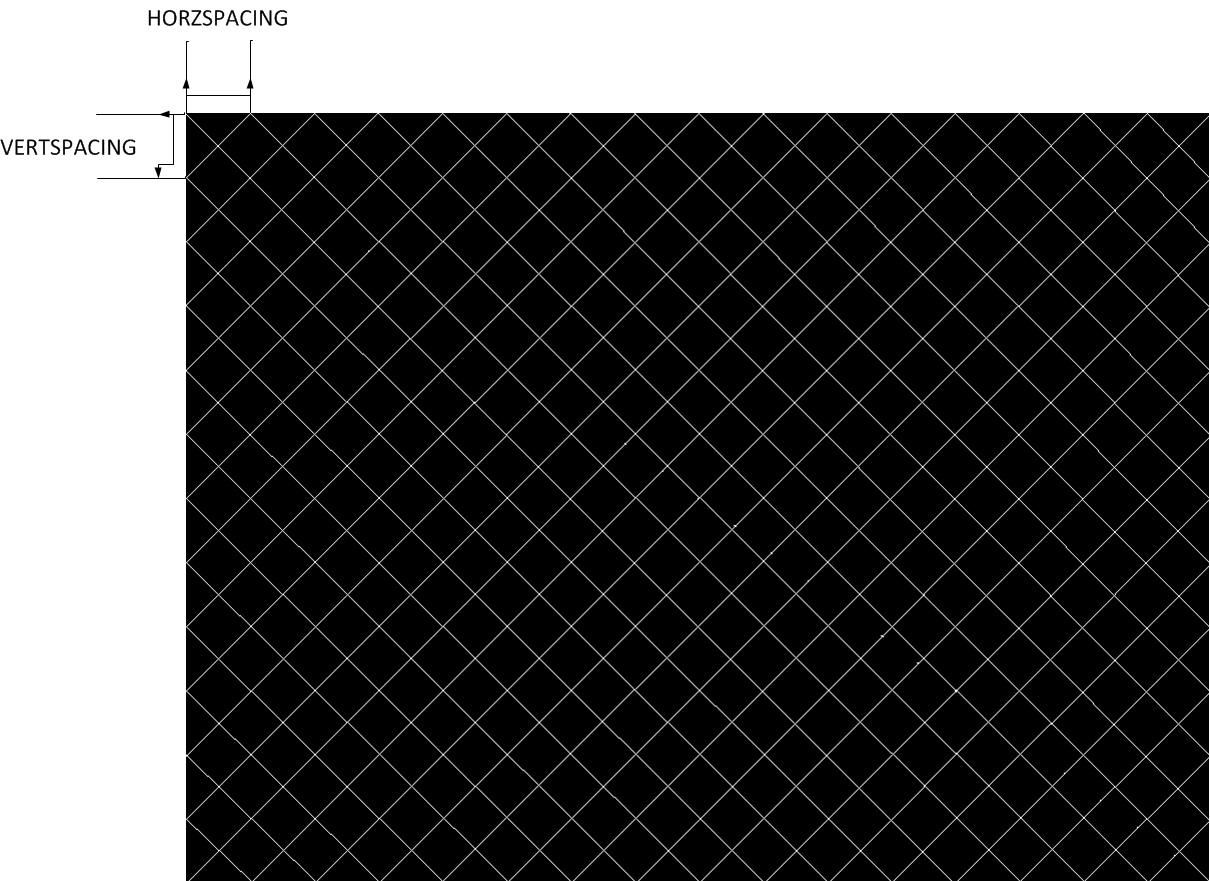 DLPC3420 Example of
          Diagonal Lines Test Pattern