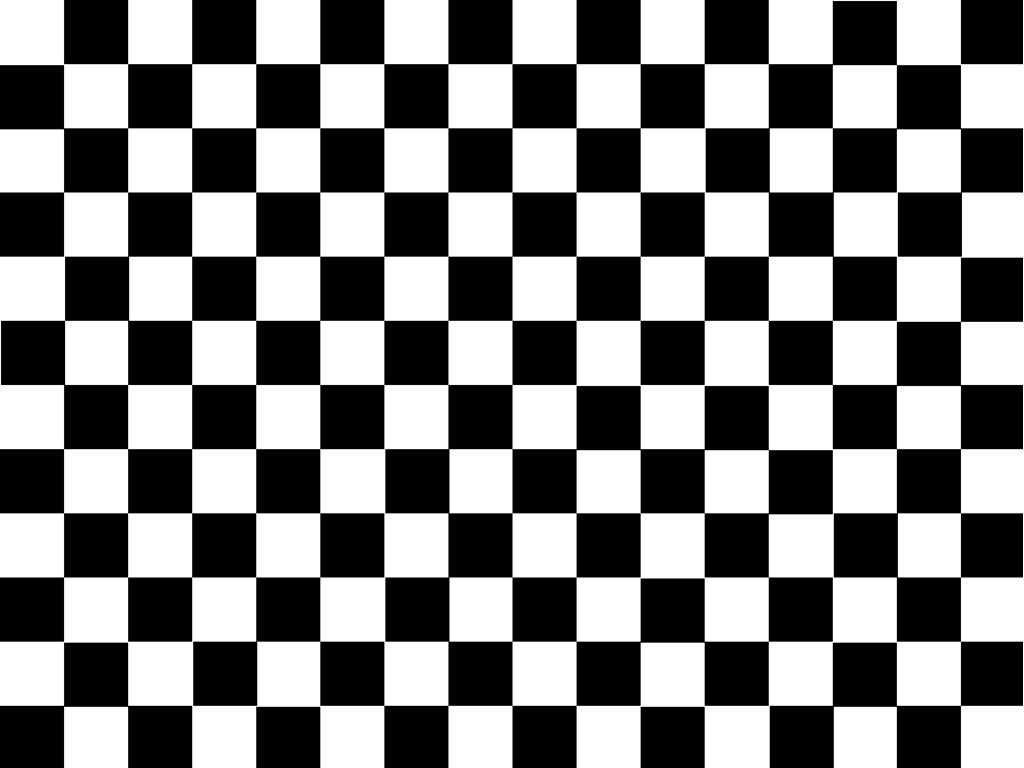 DLPC3420 Example of
          Checkerboard Test Pattern