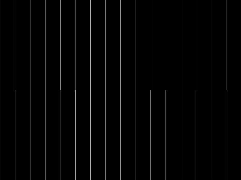 DLPC3420 Example of
          Vertical Lines Test Pattern