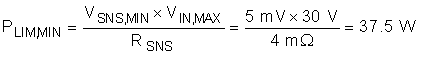 TPS2490 TPS2491 tps2490_equation8.gif