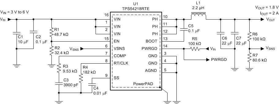 TPS54218 typ_app_tps54218_schematic_slvs974.gif